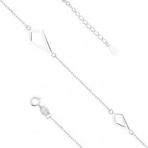 Bratara argint model geometric DiAmanti Z1472B-DIA (Argint 925‰ 0,9 g.)